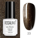 ROSALIND Gel Nail Polish of 7ml Purple Series Semi Permanent Gel Varnishes For Nail Art Need Base And Top Soak Off LED/UV Lamp