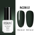ROSALIND Gel Nail Polish of 7ml Purple Series Semi Permanent Gel Varnishes For Nail Art Need Base And Top Soak Off LED/UV Lamp