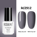 ROSALIND Gel Nail Polish of 7ml Purple Series Semi Permanent Gel Varnishes For Nail Art Need Base And Top Soak Off LED/UV Lamp