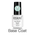 ROSALIND Gel Nail Polish of 7ml Purple Series Semi Permanent Gel Varnishes For Nail Art Need Base And Top Soak Off LED/UV Lamp