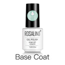 ROSALIND Gel Nail Polish of 7ml Purple Series Semi Permanent Gel Varnishes For Nail Art Need Base And Top Soak Off LED/UV Lamp
