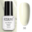 ROSALIND Gel Nail Polish of 7ml Purple Series Semi Permanent Gel Varnishes For Nail Art Need Base And Top Soak Off LED/UV Lamp