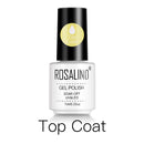 ROSALIND Gel Nail Polish of 7ml Purple Series Semi Permanent Gel Varnishes For Nail Art Need Base And Top Soak Off LED/UV Lamp