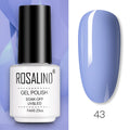 ROSALIND Gel Nail Polish of 7ml Purple Series Semi Permanent Gel Varnishes For Nail Art Need Base And Top Soak Off LED/UV Lamp