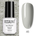 ROSALIND Gel Nail Polish of 7ml Purple Series Semi Permanent Gel Varnishes For Nail Art Need Base And Top Soak Off LED/UV Lamp