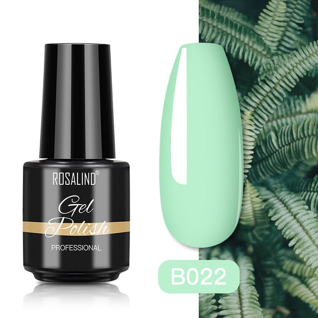 ROSALIND Gel Polish Plastic Bottle Hybrid Varnishes All For Manicure Nails Art Base Top Coat UV Vernis Semi Permanent Gellak