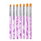 3pcs/Set Nail Art Line Painting Pen Slim 3D Tips Acrylic UV Gel Brushes Drawing Colorful Line Grid Design Nail Manicure Tools