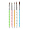 3pcs/Set Nail Art Line Painting Pen Slim 3D Tips Acrylic UV Gel Brushes Drawing Colorful Line Grid Design Nail Manicure Tools