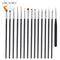 3pcs/Set Nail Art Line Painting Pen Slim 3D Tips Acrylic UV Gel Brushes Drawing Colorful Line Grid Design Nail Manicure Tools