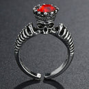Rings for Men Women Punk Goth Snake Dragon Silver Color Ring Exaggerated Adjustable Chic Party Gift Jewelry Mujer Bijoux