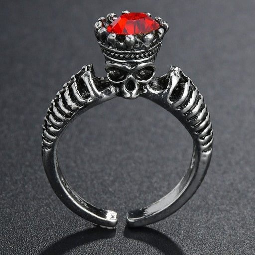 Rings for Men Women Punk Goth Snake Dragon Silver Color Ring Exaggerated Adjustable Chic Party Gift Jewelry Mujer Bijoux