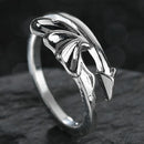 Rings for Men Women Punk Goth Snake Dragon Silver Color Ring Exaggerated Adjustable Chic Party Gift Jewelry Mujer Bijoux
