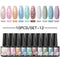 Mtssii 6/10/12PCS Nail Gel Polish Set Nail Kit Sets Color Glitter Holographics Soak Off UV Gel Nail Varnish For Nail Art Gel Set