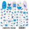 Lilo & Stitch Children's Nail Stickers Disney Toys Manicure Accessories Cool Painting Girls Student Cartoon Decoration Decals