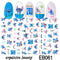 Lilo & Stitch Children's Nail Stickers Disney Toys Manicure Accessories Cool Painting Girls Student Cartoon Decoration Decals