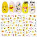 Lilo & Stitch Children's Nail Stickers Disney Toys Manicure Accessories Cool Painting Girls Student Cartoon Decoration Decals