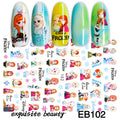 Lilo & Stitch Children's Nail Stickers Disney Toys Manicure Accessories Cool Painting Girls Student Cartoon Decoration Decals