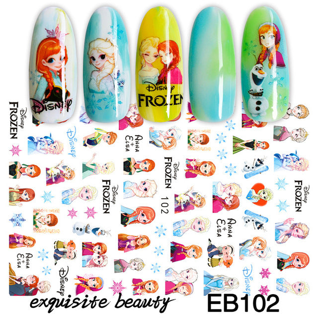 Lilo & Stitch Children's Nail Stickers Disney Toys Manicure Accessories Cool Painting Girls Student Cartoon Decoration Decals