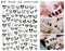 Lilo & Stitch Children's Nail Stickers Disney Toys Manicure Accessories Cool Painting Girls Student Cartoon Decoration Decals