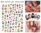 Lilo & Stitch Children's Nail Stickers Disney Toys Manicure Accessories Cool Painting Girls Student Cartoon Decoration Decals