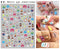 Lilo & Stitch Children's Nail Stickers Disney Toys Manicure Accessories Cool Painting Girls Student Cartoon Decoration Decals