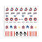 Lilo & Stitch Children's Nail Stickers Disney Toys Manicure Accessories Cool Painting Girls Student Cartoon Decoration Decals