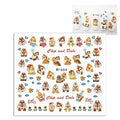 Lilo & Stitch Children's Nail Stickers Disney Toys Manicure Accessories Cool Painting Girls Student Cartoon Decoration Decals