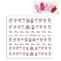 Lilo & Stitch Children's Nail Stickers Disney Toys Manicure Accessories Cool Painting Girls Student Cartoon Decoration Decals