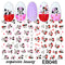 Lilo & Stitch Children's Nail Stickers Disney Toys Manicure Accessories Cool Painting Girls Student Cartoon Decoration Decals