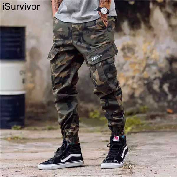 2021 Men Fashion Streetwear Mens Jeans Jogger Pants Youth Casual Summer Ankle Banded Pants Brand Boot Cut European Jeans Pants