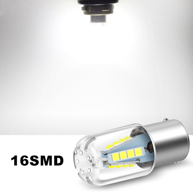 1PC 1156 BA15S P21W LED Bulbs Car Light Super Bright 1157 BAY15D P21/5W led Lamp Turn Signal Light 12V White Red Yellow Amber