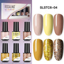 ROSALIND Nail Gel Manicure Set Hybrid Varnish Kit For Nails Art UV Lamp Semi Permanent Nail Gel Polish Set With Good Pack