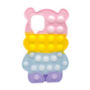 Push Bubble Relieve Stress Case for iPhone 11 12 Mini Pro XS Max Xr X 6s 7 8 Plus Silicone Soft Pop Fidget Toys Rainbow Cover