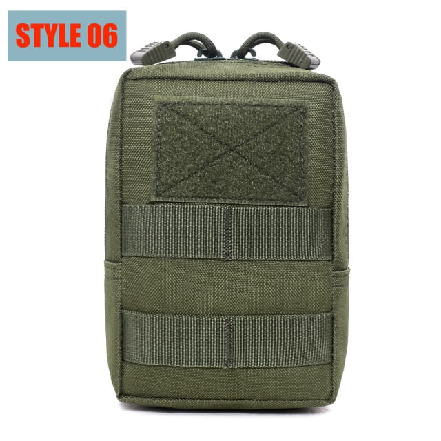Military Tactical Bag Waist EDC Pack Molle Tools Holder Medical Bags Hunting Accessories Belt Pouch Outdoor Vest Pocket Wallet