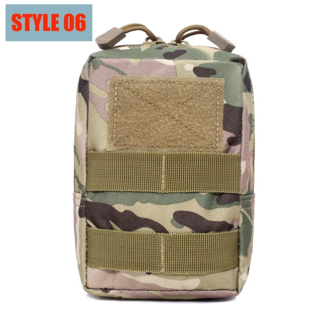 Military Tactical Bag Waist EDC Pack Molle Tools Holder Medical Bags Hunting Accessories Belt Pouch Outdoor Vest Pocket Wallet