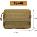 Military Tactical Bag Waist EDC Pack Molle Tools Holder Medical Bags Hunting Accessories Belt Pouch Outdoor Vest Pocket Wallet