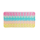 New Pop It Push Bubble Fidget Toys Pencil Case Children Stress Relief Squeeze Toy Antistress Popit Soft Squishy Kids Toys Gifts