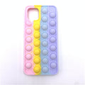 A11 A01 A50S Push Pop Bubble Fidget Toys Soft Case for Samsung A12 A10E A20E A30 A30S A02S A70 A50S Sensory Stress Reliver Coque