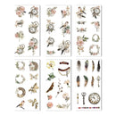 6 sheets/pack Cartoon Cat Washi Paper Sticker Kawaii Journal Stickers Scrapbooking Daily Planner Stationery Supplies