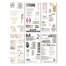 6 sheets/pack Cartoon Cat Washi Paper Sticker Kawaii Journal Stickers Scrapbooking Daily Planner Stationery Supplies