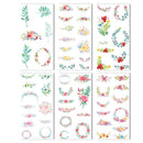 6 sheets/pack Cartoon Cat Washi Paper Sticker Kawaii Journal Stickers Scrapbooking Daily Planner Stationery Supplies