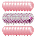 30pcs 12inch Silver Confetti Balloon Happy Birthday Wedding Party Decor Globos Pearl White Air Helium Balls Baby Shower Supplies