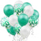 30pcs 12inch Silver Confetti Balloon Happy Birthday Wedding Party Decor Globos Pearl White Air Helium Balls Baby Shower Supplies