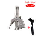 Nose Trimmer for Men Stainless Steel Manual Trimmer for Nose  Razor Shaver Washable Nose Ear Hair Trimmer