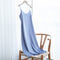 2021 Fashion Women's Dress Summer Spaghetti Satin Long Party Woman Sundress Midi Robe Female Clothing Plus Size S-4XL M30262