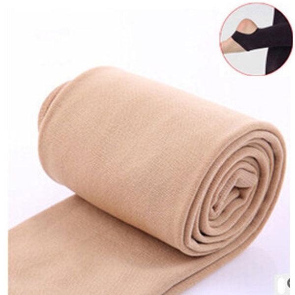 2021 Autumn winter woman thick warm leggings candy color brushed charcoal Stretch Fleece Pants Trample Feet Leggings