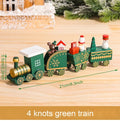 Christmas Wooden Train Merry Christmas Ornaments Christmas Decorations For Home Table 2021 Noel Navidad Xmas Gifts New Year 2022