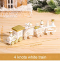 Christmas Wooden Train Merry Christmas Ornaments Christmas Decorations For Home Table 2021 Noel Navidad Xmas Gifts New Year 2022