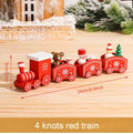 Christmas Wooden Train Merry Christmas Ornaments Christmas Decorations For Home Table 2021 Noel Navidad Xmas Gifts New Year 2022