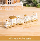 Christmas Wooden Train Merry Christmas Ornaments Christmas Decorations For Home Table 2021 Noel Navidad Xmas Gifts New Year 2022